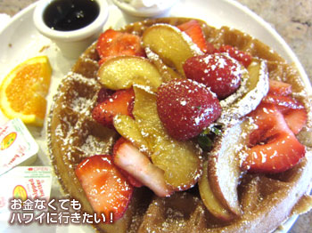 カフェカイラ(Cafe Kaila)ハワイのワッフル