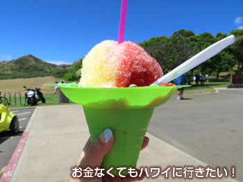 ダイヤモンドヘッドのシェイブアイス店