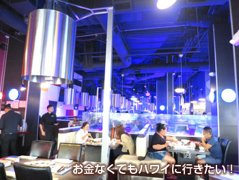 元コリアンバーベキューハウスの店内