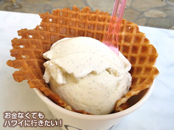 ジェラート バーのシングル(ワッフルボウル)