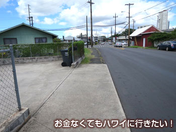 バスが来た方へ直進