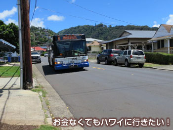 ほぼ時間通りに6番バスが到着