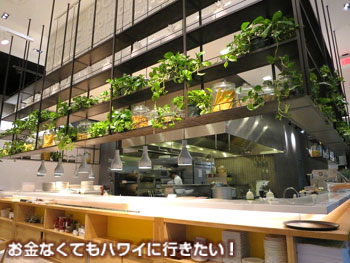 カフェラニ ハワイの厨房