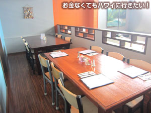 クレープ ノカオイの店内2階