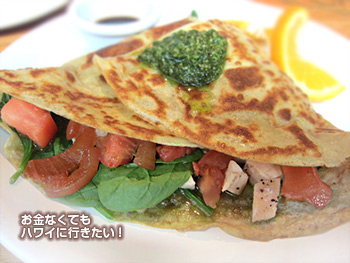 クレープ ノカオイのティキトーチ