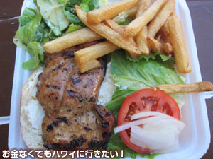 ハワイのダイヤモンドヘッドマーケット&グリルのコンボ