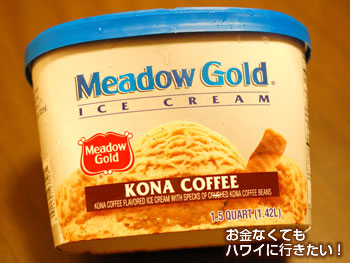 フードパントリーで買ったアイスクリーム