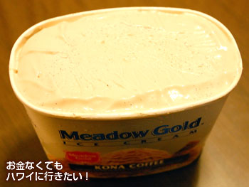 フードパントリーで買ったアイスクリーム(中身)