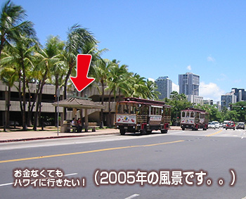 グランドアイランダー バス停