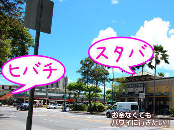 スターバックスとヒバチの位置関係