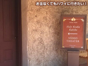イオラニ宮殿のビデオシアター