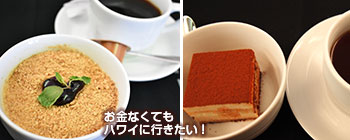 JAL ビジネスクラス機内食 ハワイ デザート