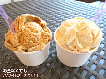 カイルア アイスクリームで食べたアイス