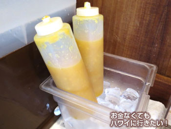 コアパンケーキハウスのオレンジシロップ