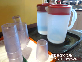 モーニングブリュー カイルア店の水