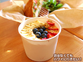 ナル ヘルスバー&カフェ(Nalu Health Bar&Café)のナルボウル(側面)