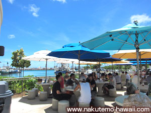 ニコスピア38のテラス席