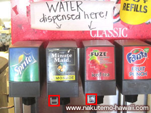 ニコスピア38のドリンクサーバー