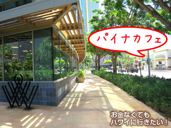 右手前方にパイナカフェ