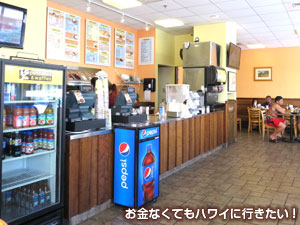 パンケーキ&ワッフルズ(Pancake & waffles)の注文カウンター
