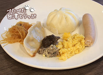 シーザーメトロ台北 朝食で食べた物 ブログ