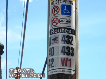 433番バスに乗車(タニオカズシーフードから)