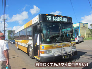 ワイアルアへのバス