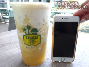 ホールフーズマーケットクイーン店のラニカイジュースのラニカイスプラッシュ(LG)